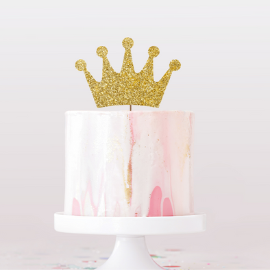 Crown Cake Topper (17 colour options)