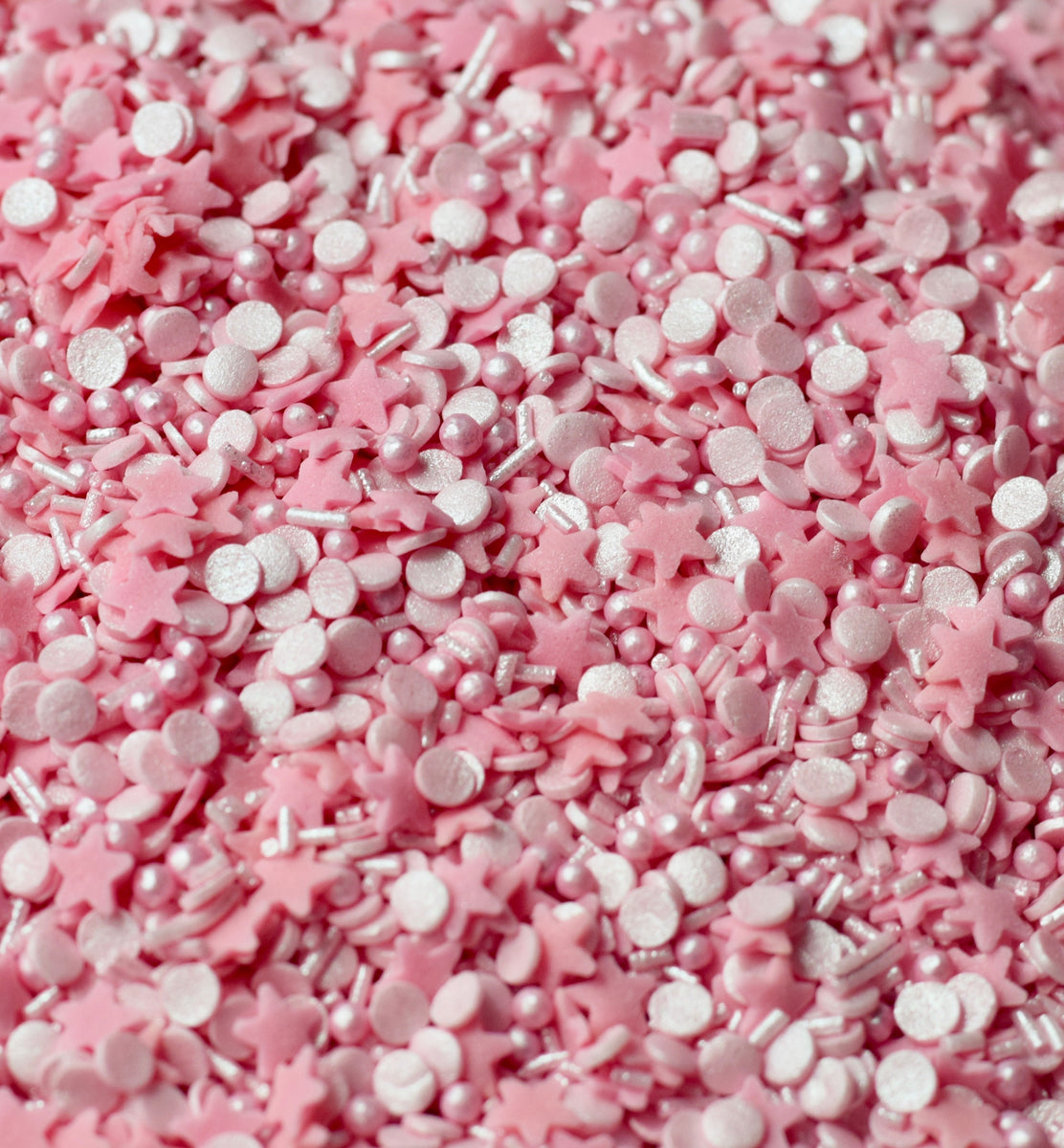 Planning a PINK party? ​The shimmer sprinkle mix from our collab with  @sucre.sprinkles is perfectly themed with the rest of our shimmer…