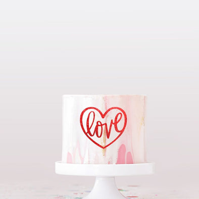 Love Cake Charm (18 colour options) - The Shire Bakery