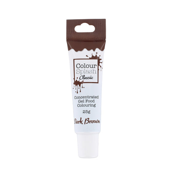 Colour Splash Food Colouring Gel - Dark Brown