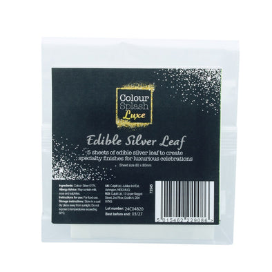 Edible Silver Leaf 5 Pack