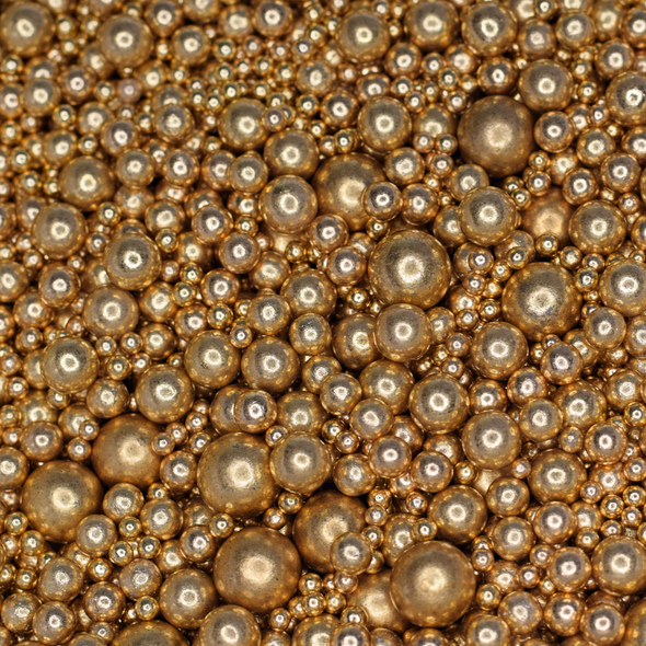 Ultra Shine Large Metallic Gold Pearl Mix