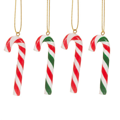 Resin Candy Cane - Set Of 4