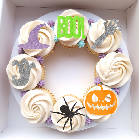 Halloween Cupcake Toppers/Charms - Mixed Pack