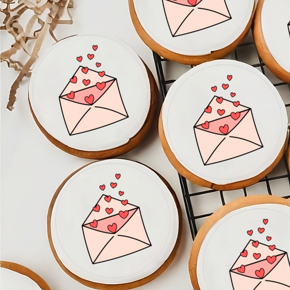 Love Letter Edible Toppers