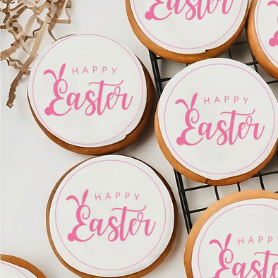 Happy Easter Edible Toppers