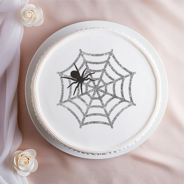 Spiderweb Cake Charm or Topper