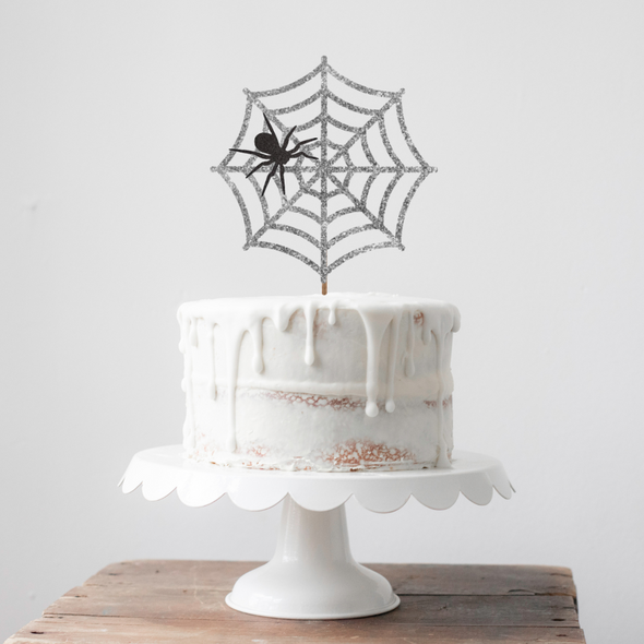 Spiderweb Cake Charm or Topper