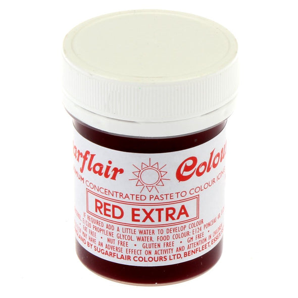 Sugarflair Red Extra Strong Colour Paste - Large - The Shire Bakery