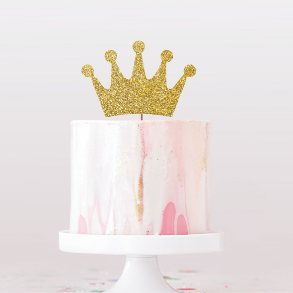 Crown Cake Topper (17 colour options)