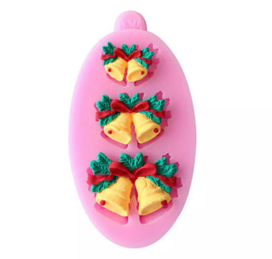 Christmas Bells Silicone Mould - The Shire Bakery