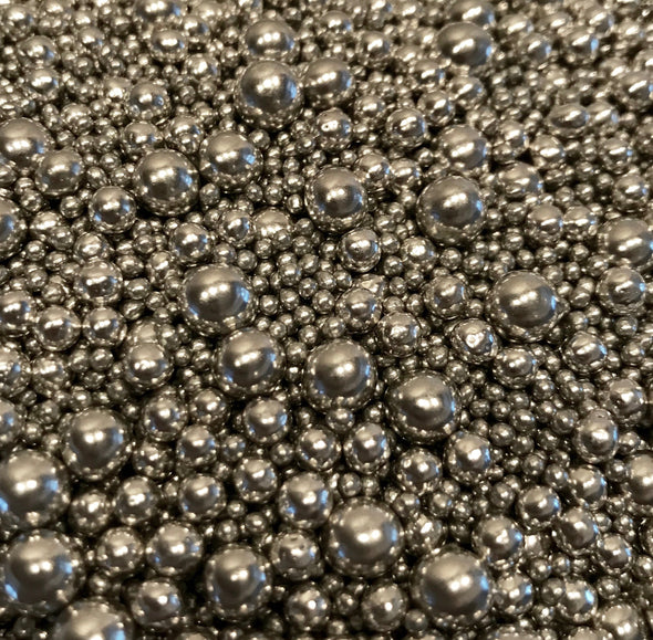 Metallic Silver Pearl Mix - The Shire Bakery
