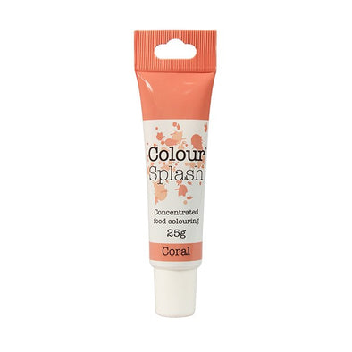 Colour Splash Food Colouring Gel - Coral - The Shire Bakery