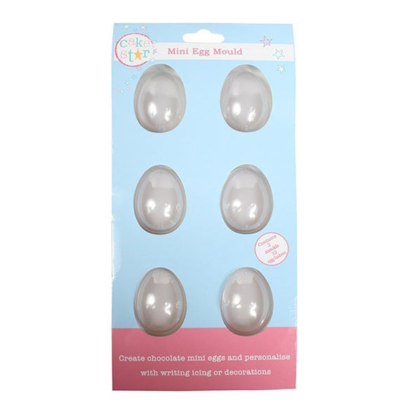 6 Small Egg Moulds - Smooth Finish