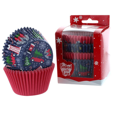 Christmas Gems Cupcake Cases - The Shire Bakery