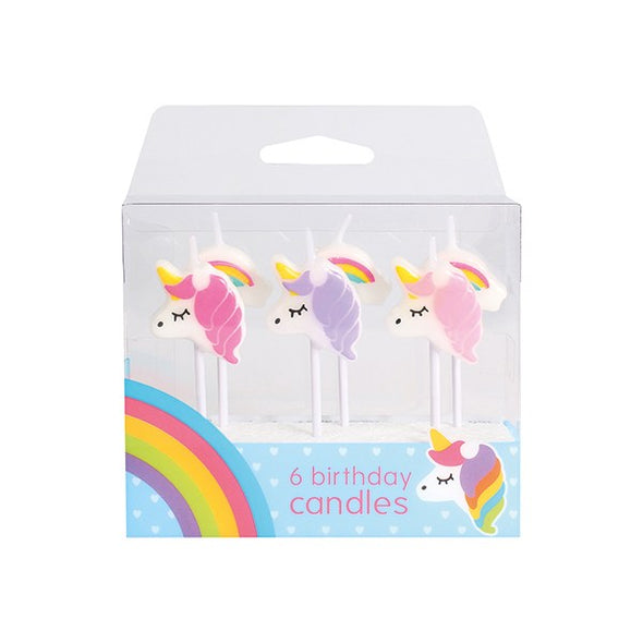 Unicorn and Rainbow Candles - The Shire Bakery