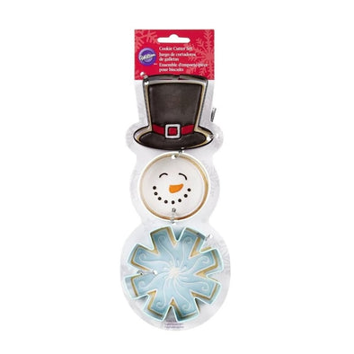 Wilton Snowman Cookie Cutter Set - Set of 3 - The Shire Bakery